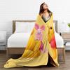 The Pooh Winnie Bear Blanket  Flannel Awesome Warm Throw Blanket for Bedspread  Winter,