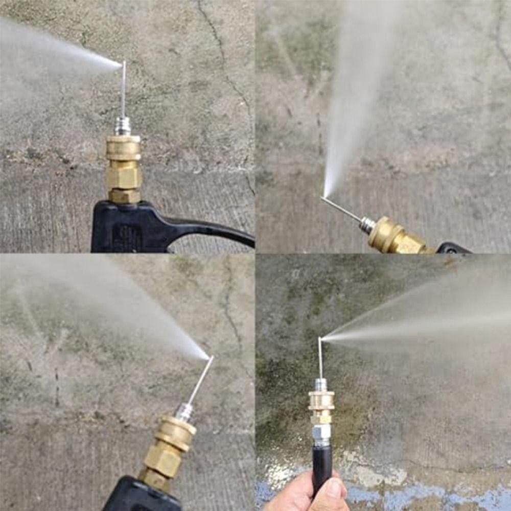 Stainless Steel High-Pressure Cleaning Spray Nozzle Jet Spray Nozzle Air Conditioner Cleaning