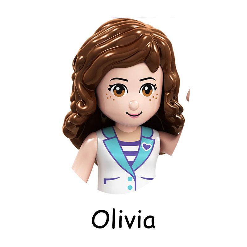 Нетоксичные сказочные принцессы дети Белль Чудовище Золушка Анна Оливия Модель Фигурка Блоки Конструктор Строительные Кирпичики Игрушки Для Детей