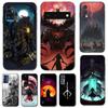 Black Tpu Case For ZTE Blade A3 A5 A7 2019 2020 A31 A51 A71 A7S V2020 L210 L8 Smart Vita 2022 V30 Bloodborne Blood Moon Art
