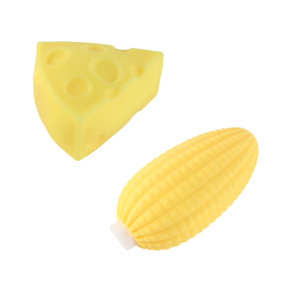 Sensory Toys Slow Rebound Stress Relief Toys Flexible Material Cheese Squeeze Toy Vent Toys Party