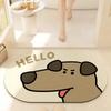 Bathroom Absorbent Floor Mat Household Cartoon Soft Diatom Mud Bathroom Door Carpet Door Mat Toilet Special Floor Mat