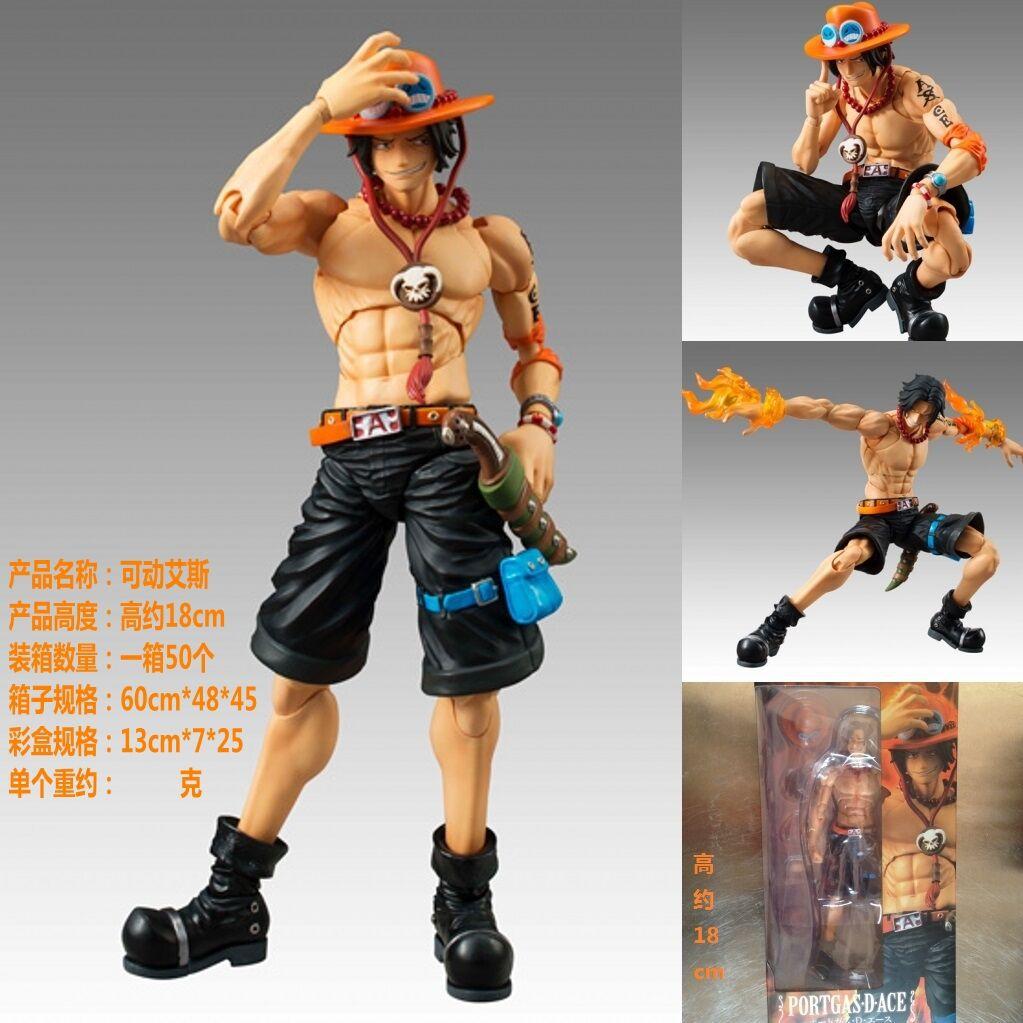 18 см Аниме One Piece Обезьяна Луффи Зоро Портгас Эйс Фигурка Действия Сочлененные Суставы Подвижная Коллекционная Модель Игрушки Подарки Позабельная Масштаб Детализированная