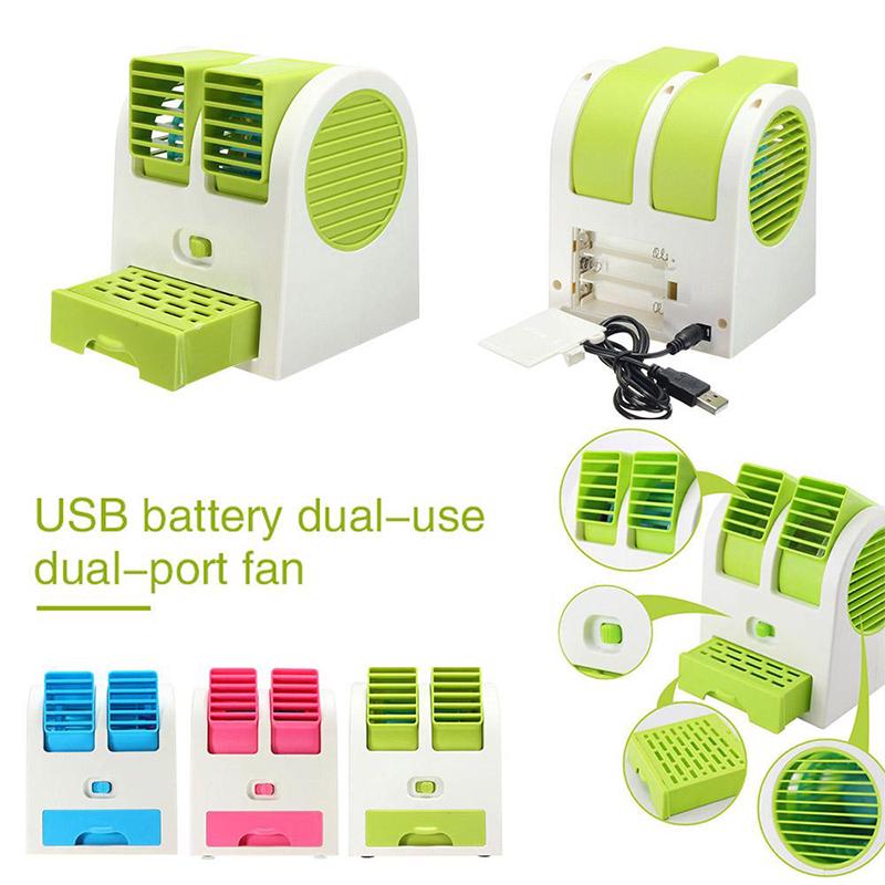 Компактный мини-кондиционер 3-в-1 с питанием от USB/аккумулятора для дома и офиса