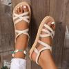 Women's Sandals 2025 Summer New Casual Beach Sandals for Women Flat Sandals Bohemian Vacation Outwear Sandalias De Mujer