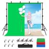 PULUZ 2x2м Стойка-держатель для фона фотостудии Комплект с поперечной перекладиной и креплениями с красным / синим / зеленым фонами