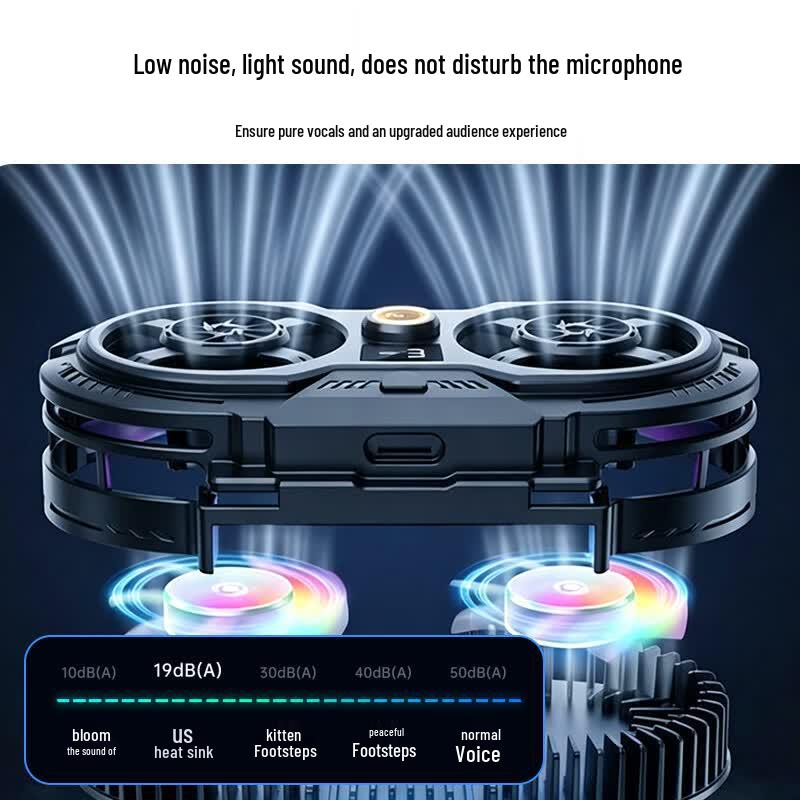 Xiguang SL75 Dual-Core Phone Cooler for Live Streaming