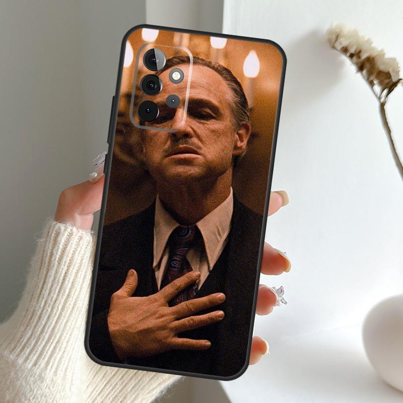 Чехол для телефона 'Крестный отец' Итальянская мафия Для Samsung Galaxy A13 A33 A53 A06 A17 A56 A36 A26 A16 A15 A35 A55 A34 A54 A52 A12 A32