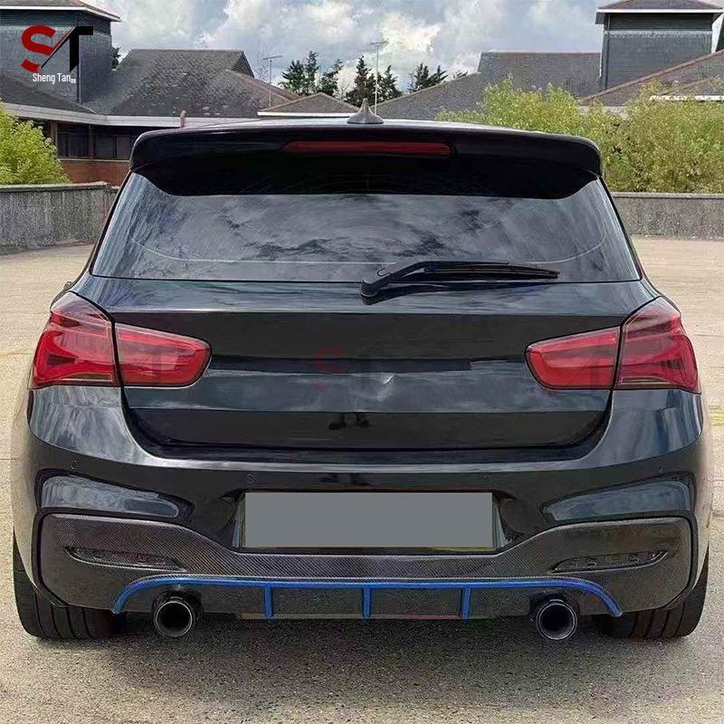 Комплект заднего диффузора BMW 1 серии F20 15-18 в стиле MP из углеродного волокна