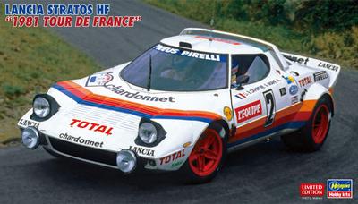 Hasegawa Масштабная модель Lancia Stratos HF 1981 Tour de France пластиковый набор 20499 1/24