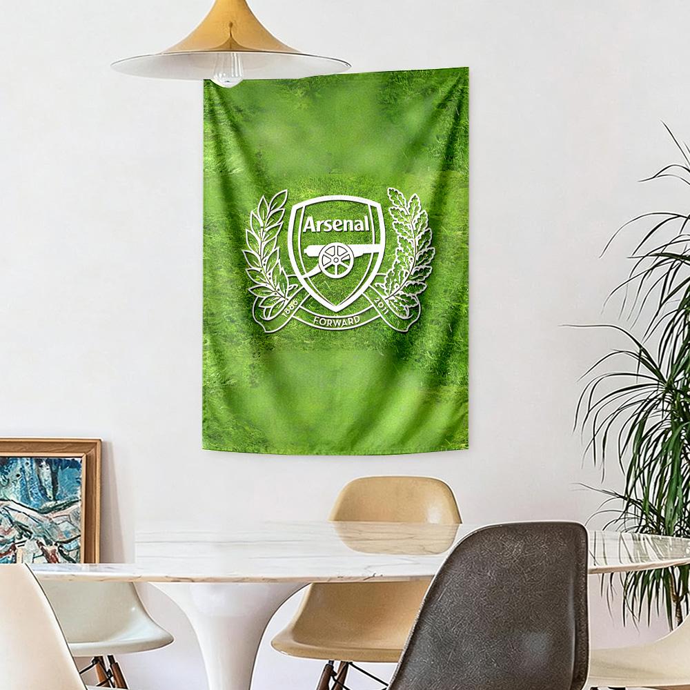 Arsenal Wall Tapestry Nordic Minimal Suitable for Dorm Wall Balcony Bedroom Four Seasons Tasseled Design Gift for New Home