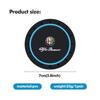 2pcs Car Cup Pad Silicone Water Coaster Drink Cup Non-slip Mat For Alfa Romeo Giulia 147 Mito 156 159 166 GT Stelvio Brera jhb633