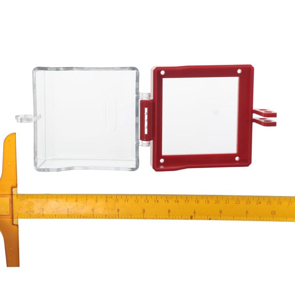 Transparent Transparent Push Start Button Cover Red Power Wall Switch Lock Cover Worker