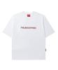 PSSHOPPER Внутренняя футболка из премиального хлопка с большим логотипом [Белый]