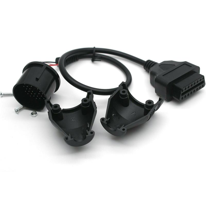 Диагностический разъем OBD1 на OBD2 Адаптер-переходник 38-контактный OBDI Кабель-преобразователь для Mercedes Benz Диагностический кабель автомобиля Адаптер