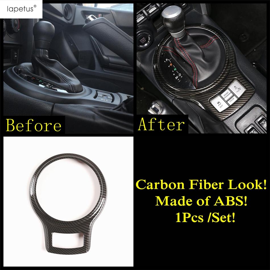 Carbon Fiber Accessories For Subaru BRZ / Toyota GT86 2013 - Central Control Strip Gear Panel AC Air Handle Bowl Cover Trim
