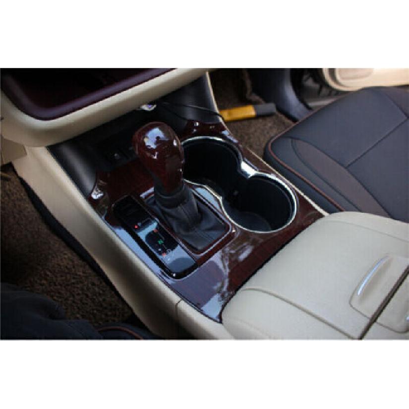 Wood Grain 2014- Central Console For Toyota Highlander Gear Shift Knob Cover