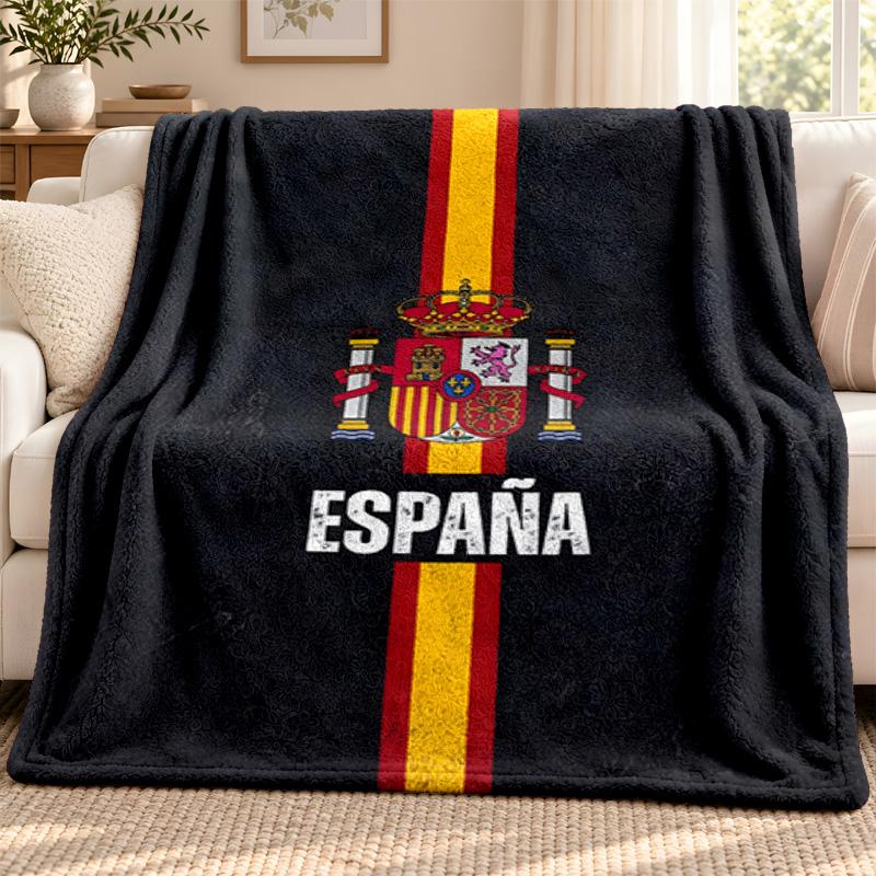 Spain blanket Flannel Blanket Soft Cozy Plush Throw for Sofa Bed Lightweight Home Decoration Outdoor camping