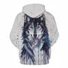3D Printed Hoodies Animal Wolf Hoodie Men Sweatshirt Women Harajuku Pullovers Casual Sale Clothes Streetwear Men Clothing