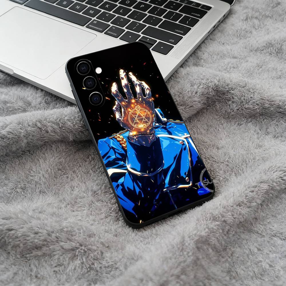 Чехол для телефона F-A-Fullmetal -Alchemist для Samsung Galaxy A73,A71 A72,A70,A53,A52,A51, Мягкий силиконовый черный чехол