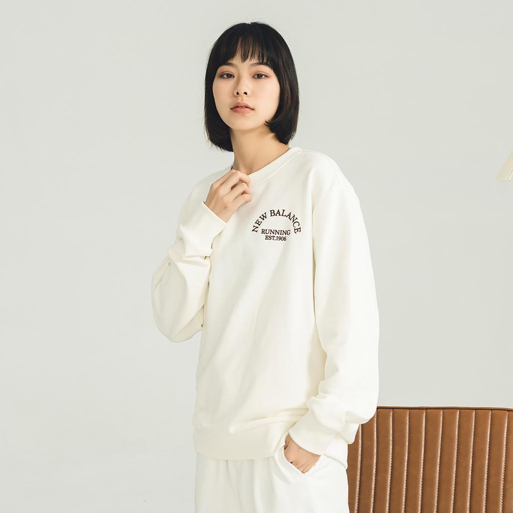 New Balance Crew Neck Sweatshirt Unisex White AMT31311-CIC