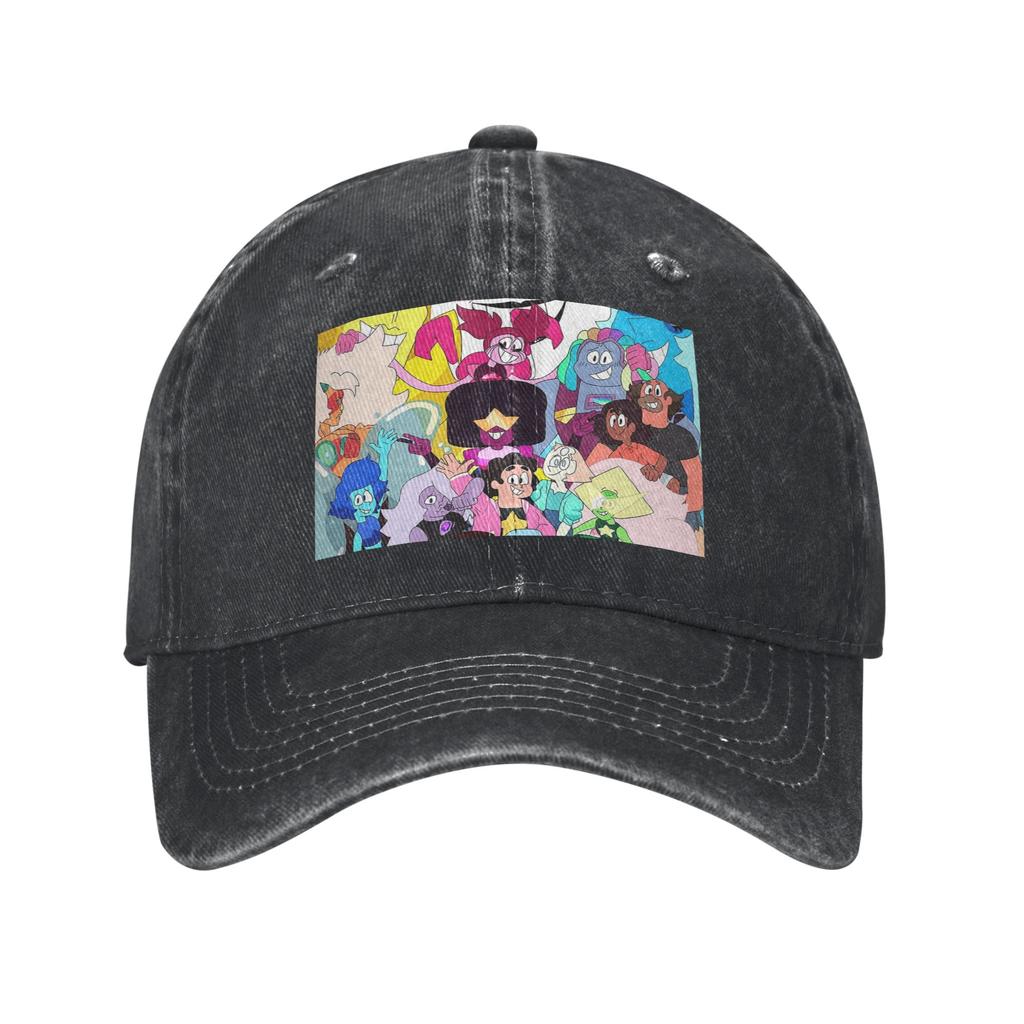 Goodbye Steven Universe Denim Fabric Cap Casual Baseball Caps Adjustable Hat Summer Unisex Baseball Hats