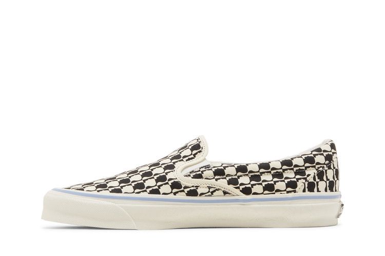Men's Sneakers Vans OG Slip-On LX Brain Dead Checkerboard White/Black