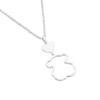 TOUS New Silhouette Bear Motif Silver Necklace/612494510