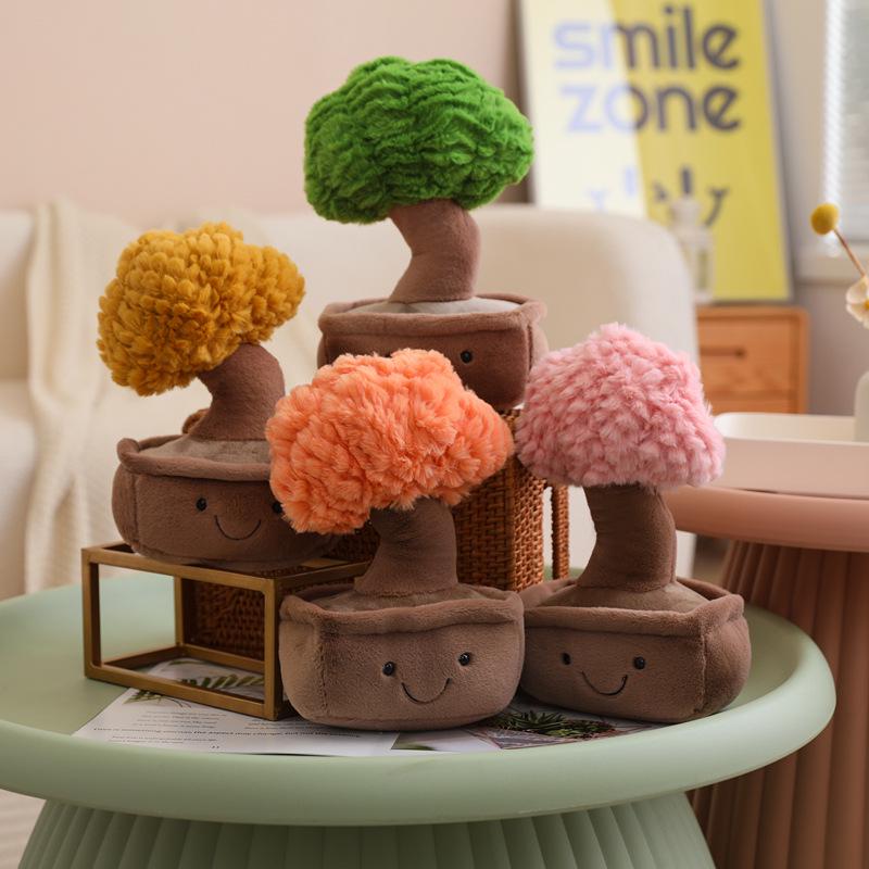 Creative Hobby Bamboo & Cactus Plush Plant Doll Ornament - Multiple Styles