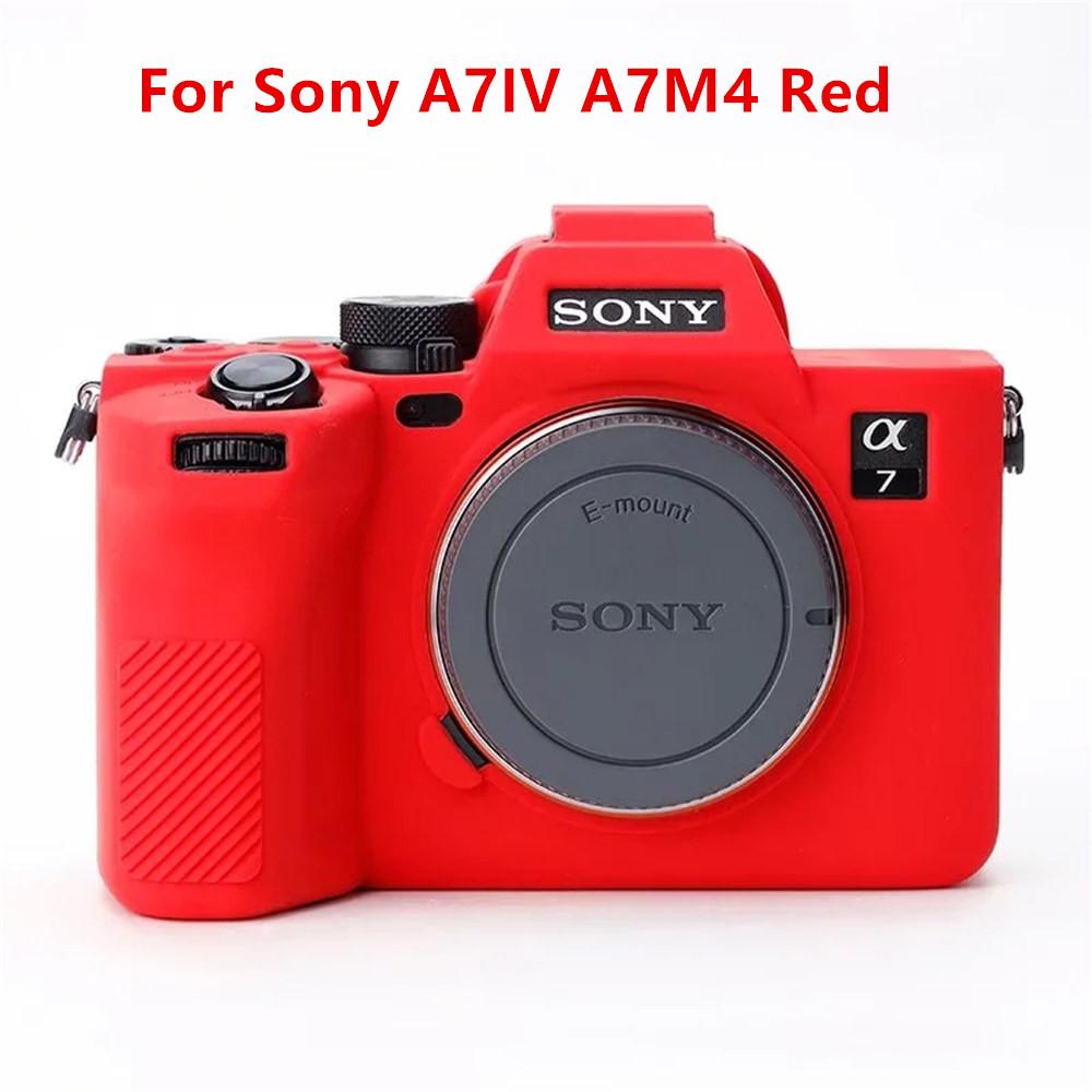 Мягкий силиконовый защитный чехол для корпуса камеры для Sony A7R5 A7R4 A7M4 A7R3 A7R2 A7S2 A72 ZVE10 ZV1F ZV1F M2