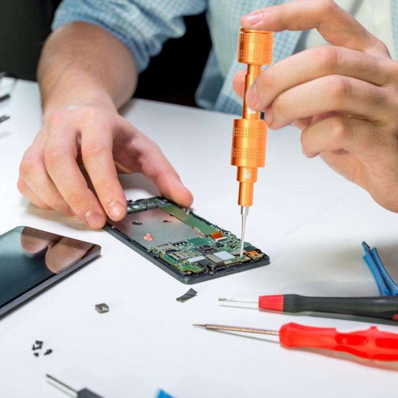 Профессиональный энтузиаст DIY Динамометрическая отвертка с магнитно-легированным наконечником и нескользящей рукояткой для ремонта смартфонов