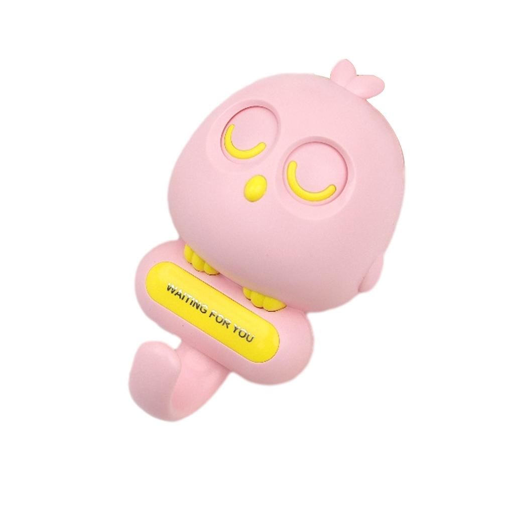 1 шт. Креативные крючки в виде совы, настенные милые крючки для дверей в виде животных без дырокола, вешалки для хранения вещей для шляп, шарфов, ключей, украшений для дома