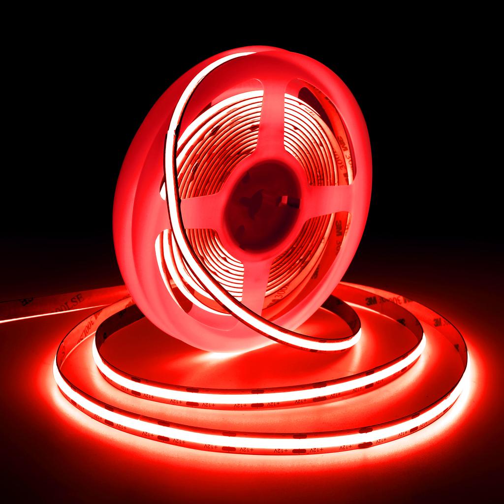 Светодиодная лента COB DC12V для декора комнаты DIY поделок 4 мм 8 мм DC24V Линейная световая планка Светодиодная лента Теплый холодный белый Диммируемая