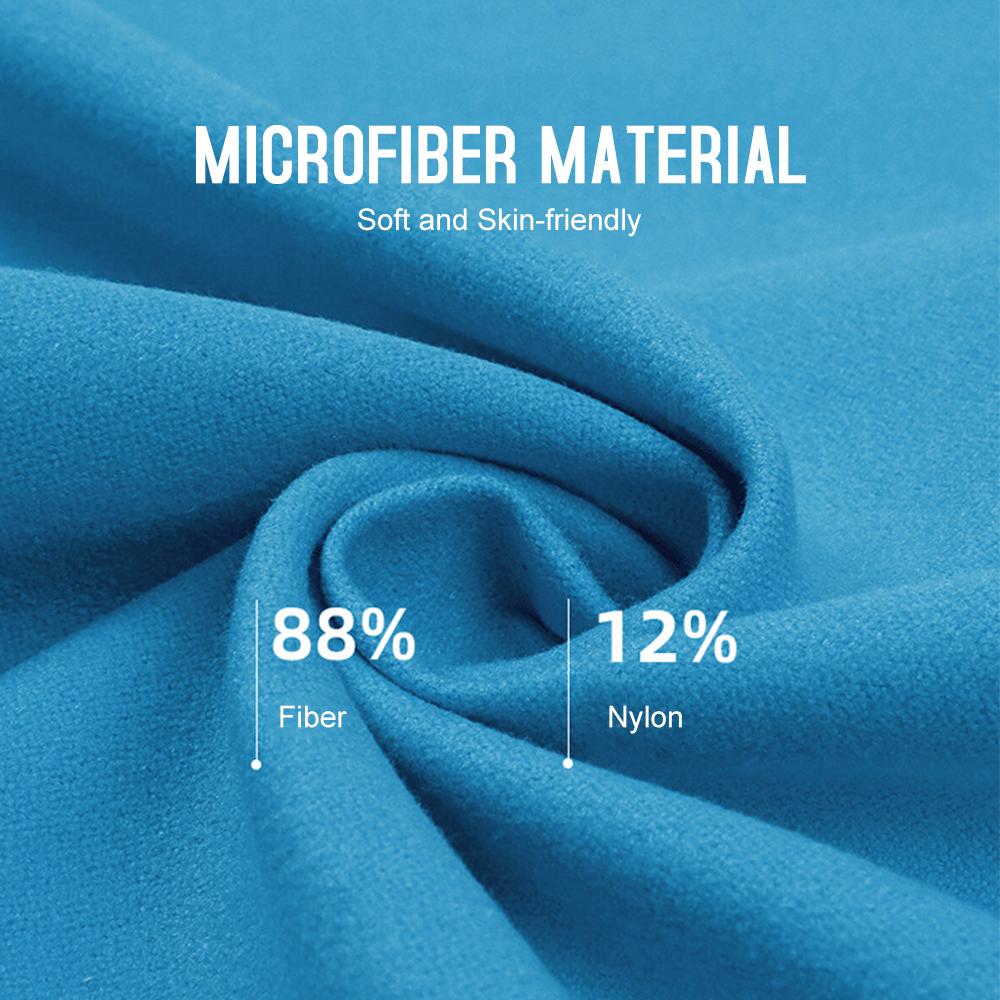 Дорожные полотенца из микрофибры Быстросохнущее полотенце для кемпинга, пляжа, спортзала, альпинизма
