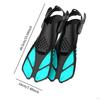 Adjustable Strap Swimming Fins, Portable Diving Equipment for Adults