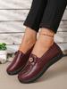 Женские кожаные туфли на плоской подошве, женские лоферы весна-осень, классическая базовая модель, мамины туфли, нескользящие и удобные