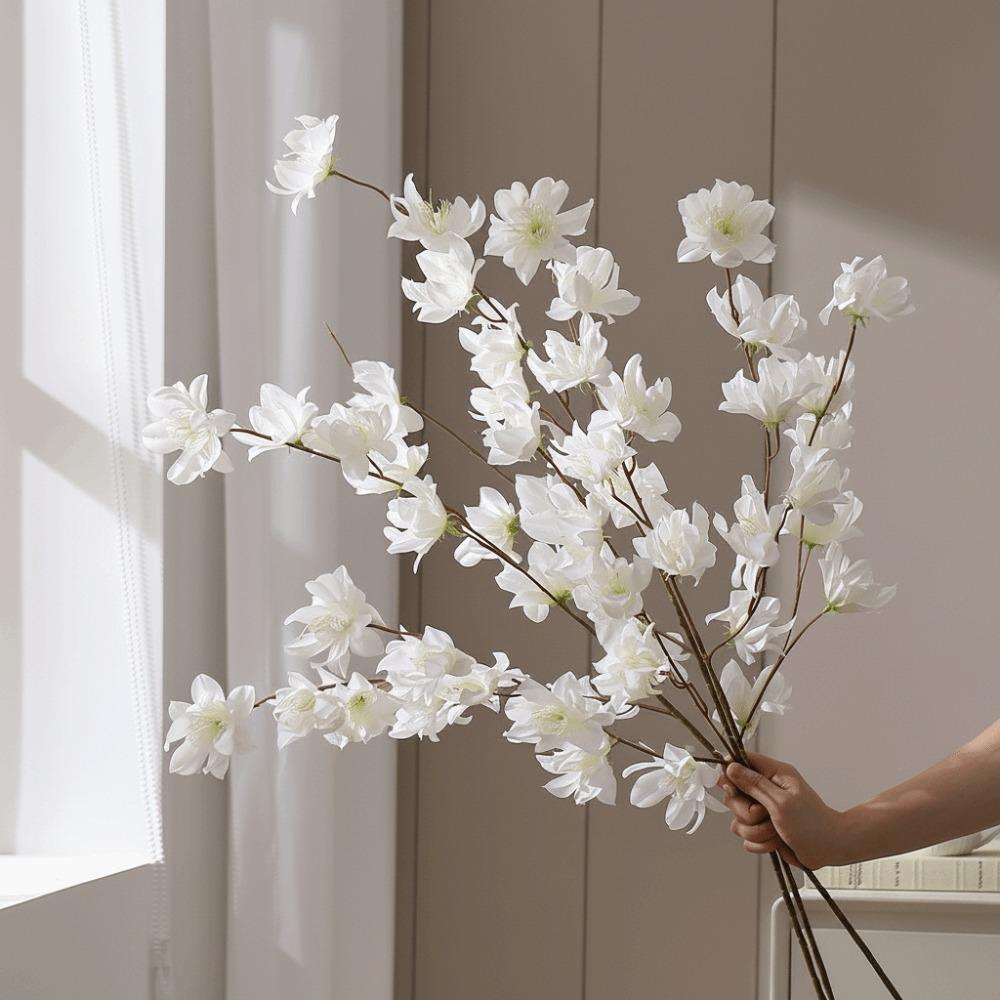 Artificial Design Fake Flowers Fake Material Flower Bouquets  Garden Decor