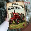 Старинный Фермерский Трактор Металлическая Жестяная Табличка 1966 Рустикальное Настенное Искусство Мужская Берлога Гараж Бар Декор