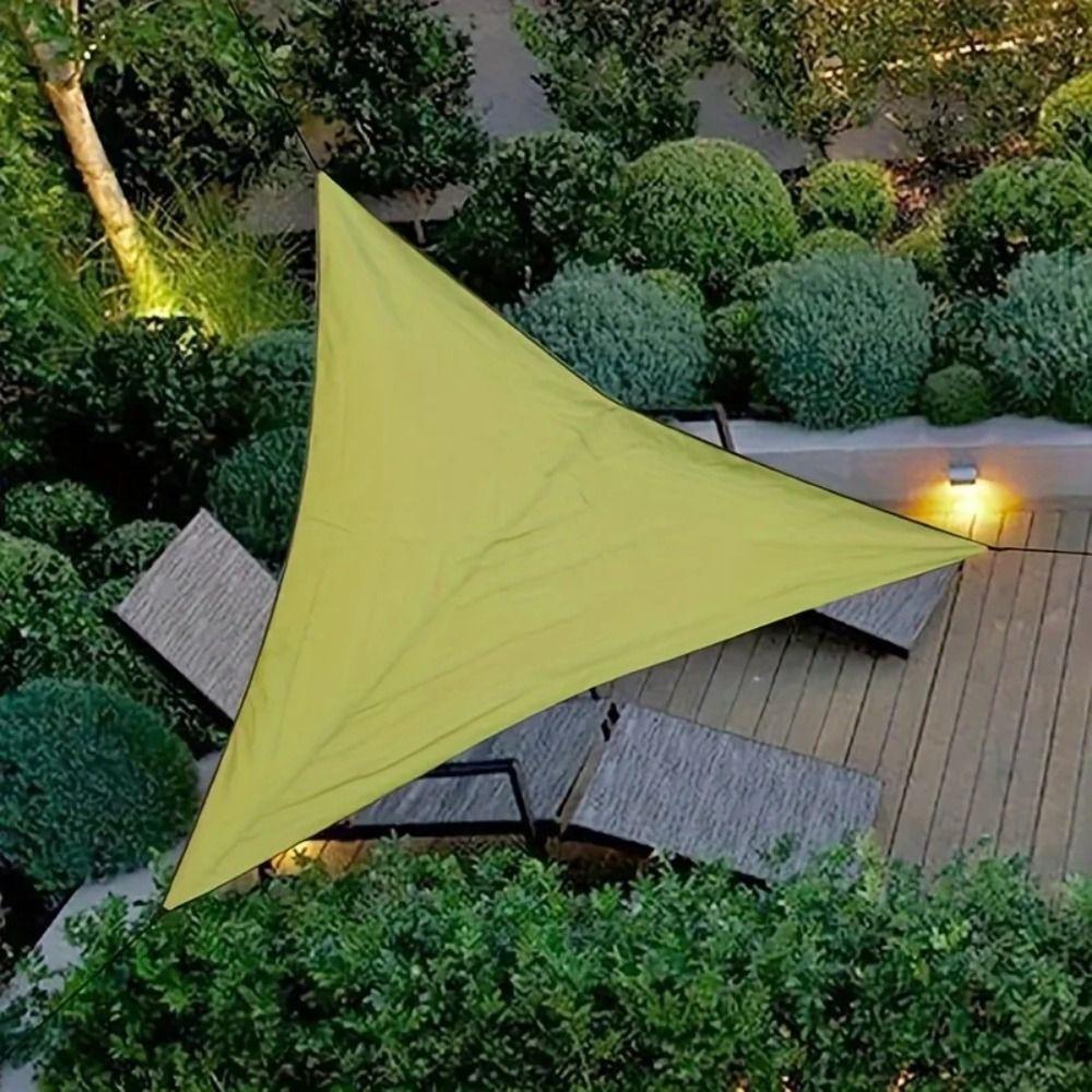 Triangle Triangle Sunshade With Ropes Shade Sail Adjustable Awning Shade Cloth  Pool Area