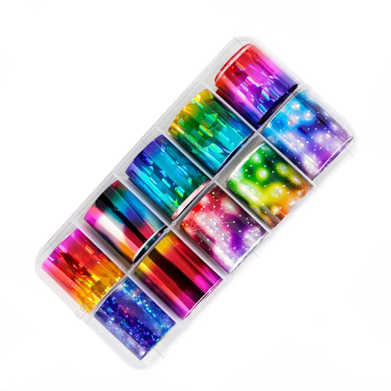 Наклейки для ногтей, 10 листов