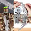 NEW Mini Stainless Steel Multifunctional Knife Wrench Keychain Pendant Bottle Opener Mini EDC Small Tool for Express Delivery
