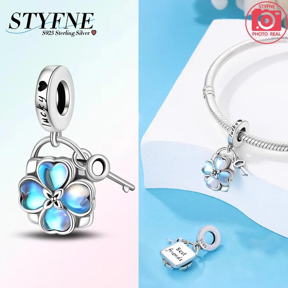 Exquisite Pendants Woman New Original Copper Pink Butterfly Bear Sunflower Bead Fit Bracelet Accessory Jewelry Diy Gift