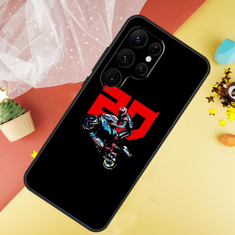 Чехол Moto Fabio Quartararo для Samsung Galaxy S24 Ultra S23 S22 Plus S21 S20 FE S8 S9 S10 Note 10 20 Ultra