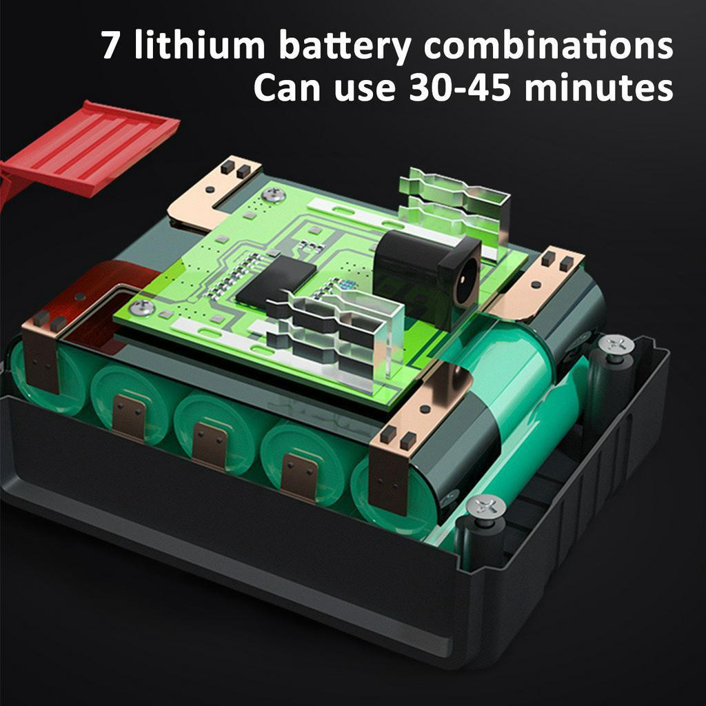 156/200W 100-240V 12V/25V Cordless Pressure Cleaner Car Washer & Water Hose Nozzle 2 Battery Outdoor