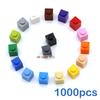 1000 шт. 1x1 Точки DIY Строительные Блоки Толстые Фигурки Кирпичики Образовательные Размер Совместимый С 3005 Пластиковые Игрушки для Детей