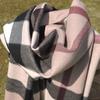 Autumn And Winter Scarf Women'S British Rumbarg Thorny Cashmere Scarf Shawl Dual-Purpose Thickened Couple Scarf