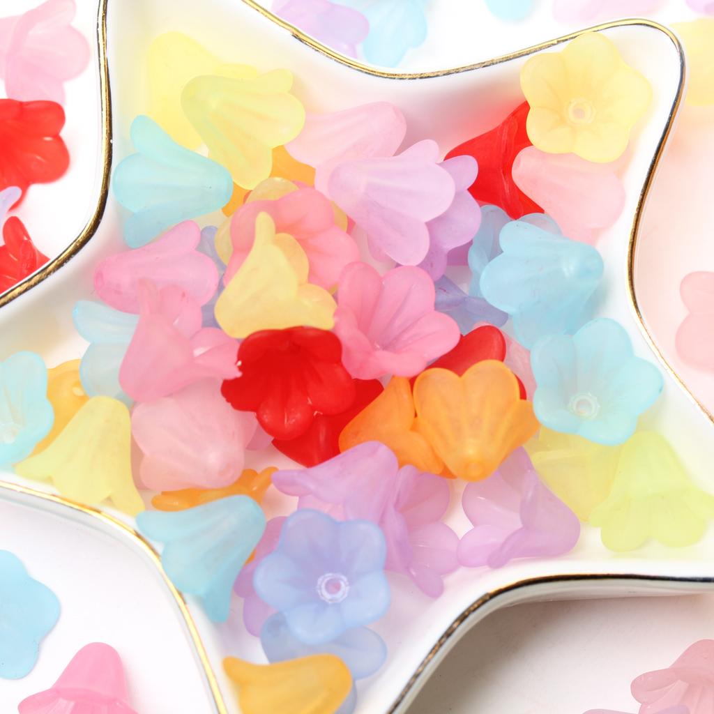 50 шт., цветные бисерные колпачки 13x10 мм, изготовление украшений своими руками, высококачественные матовые акриловые бусины-трубы