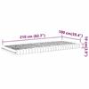 VidaXL Matelas en mousse blanc 100x210 cm 7 zones dureté 20 ILD,matelas de lit,matelas de lit de jour,matelas en mousse 4016648