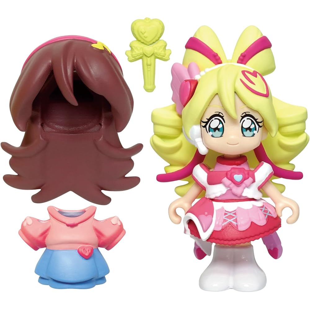 Кукла Bandai Cure Idol из серии Kimi to Idol Precure в ярком наряде и с аксессуарами Коллекционная игрушка