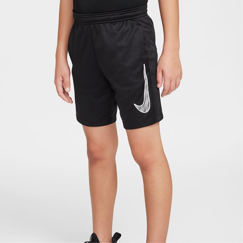 Nike Шорты Dri Fit для подростков Черный/Черный/Белый HF8081-010